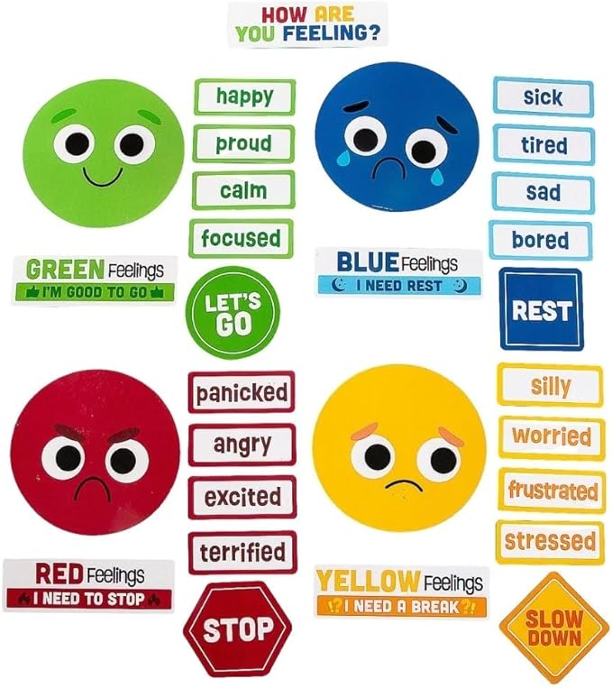 Fun Express SEL Kids Magnets for Fridge, 29 Piece by FunExpress