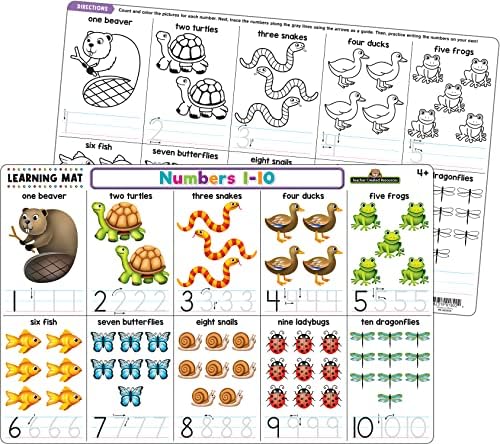 Teacher Created Resources Numbers 1–10 Learning Mat (TCR21015) by TeacherCreatedResourcesOS