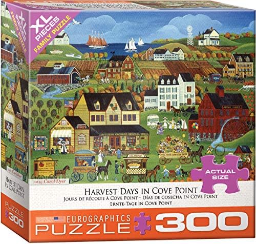 EuroGraphics Harvest Days in Cove Point 300-Piece Puzzle by EuroGraphics