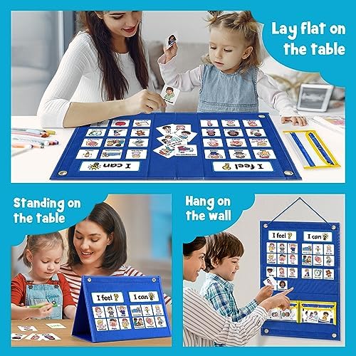 Kasfalci Feelings Chart, Social Emotional Learning Activities,Autism Learning Materials, ADHD Tools,Back to School Supplies,Anger Management Toys,Calm Down Corner Supplies for Classroom Daycare & Home - Image 2