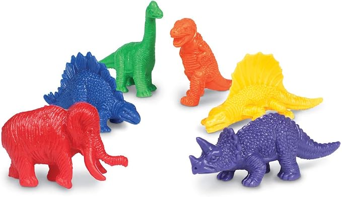 Learning Resources Mini-Dino Counters - 108 Pieces, Ages 3+ Toddler Learning Toys, Dinosaurs for Toddlers, Dinosaurs Action Figure Toys, Kids' Play Dinosaur and Prehistoric Creature Figures - Image 4