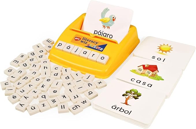 BOHS Spanish Flash Cards and Spelling Games for Kids, 6 Classroom Sets by BOHS
