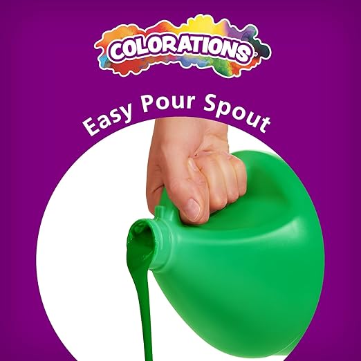 Colorations Paraben-Free Tempera Paint for Kids - 1 Gallon, Vibrant Turquoise. Non-Toxic and Made in the USA, Classroom Must Haves, Bulk Arts and Crafts Supplies