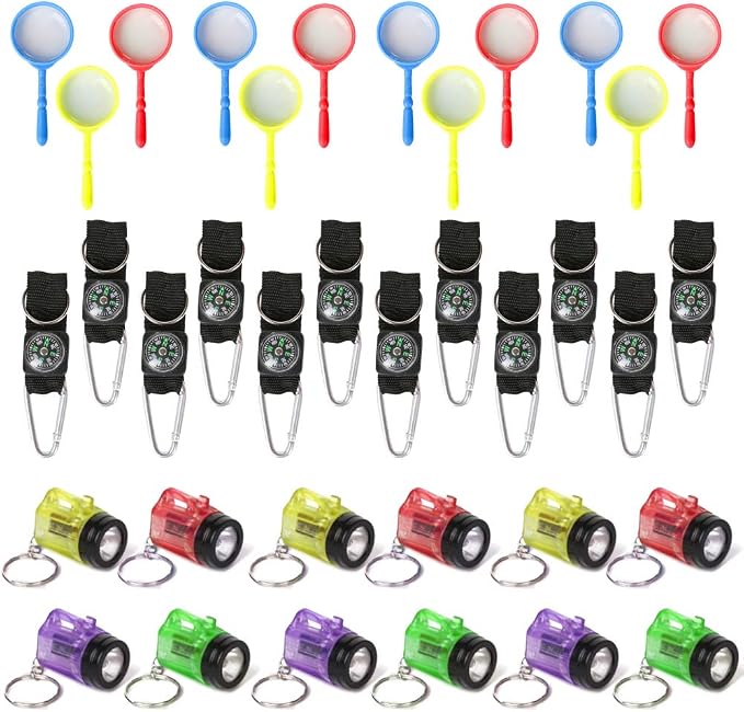 PROLOSO Nature Exploration Kit Outdoor Games Party Favors Toys for Kids Perfect for Adventure Theme Parties, Explorer, Camping, Hikes, Scouts 36 Pack - Image 6