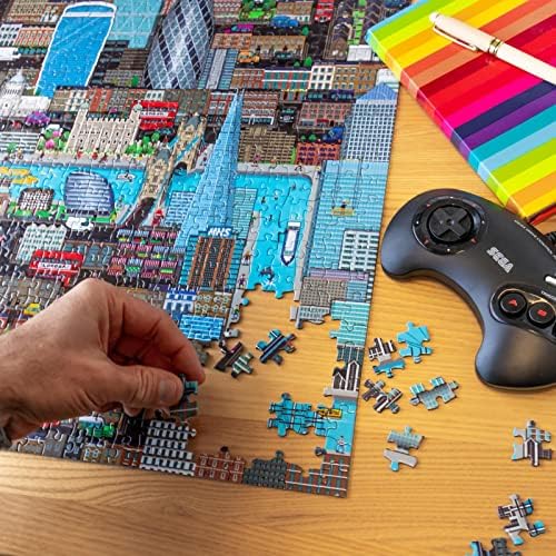 bopster 8-bit London Pixel Jigsaw Puzzle 180 Pieces for Kids Teens and Adults 57 x 42cm Level 1 - Image 5