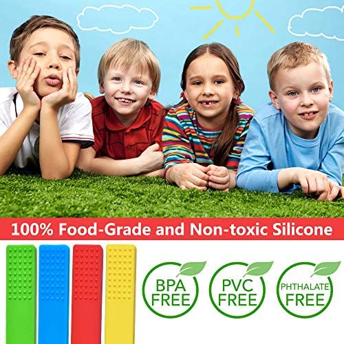JUMPOW Chew Necklace，Sensory Chew Necklace Bundle for Kids with Autism,ADHD - Image 3