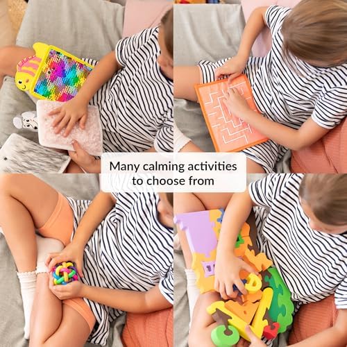ODOXIA Calm Down Corner Kit for Classrooms | Sensory Tools for Kids | Includes Plush, Posters, Solutions Wall, Fidget Toys | Special Education - Image 3