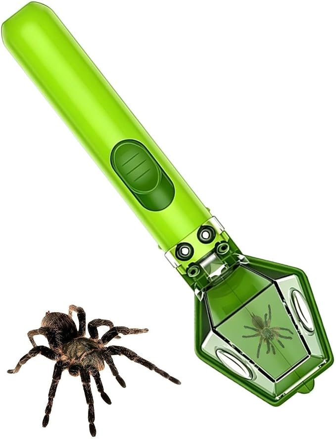Outdoor Toys for Kids – 6X Magnifying Glass Educational Explorer Tool, Lightweight Ergonomic Learning Accessory for Investigating Plants, and Nature, Perfect for School Projects, Camping Trips by Unknown