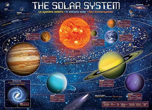 EuroGraphics (EURHR) The Solar System Illustrated 300Piece Puzzle 300Piece Jigsaw Puzzle - Image 2
