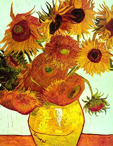 EuroGraphics Twelve Sunflowers Vincent Van Gogh Mini Puzzle (100-Piece), Multi - Image 2