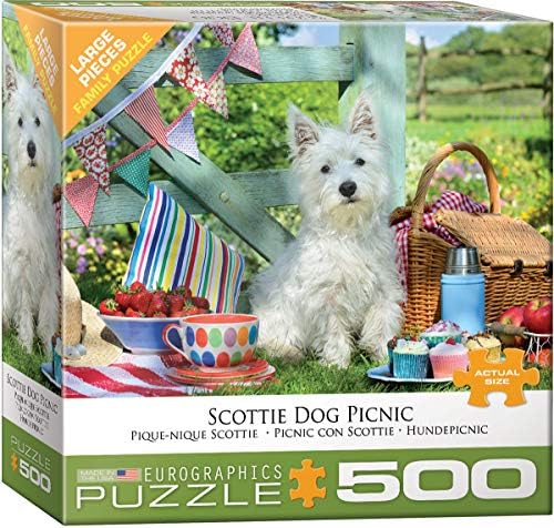 EuroGraphics 8500-5461 Scottie Dog Picnic 500Piece Puzzle by EuroGraphics