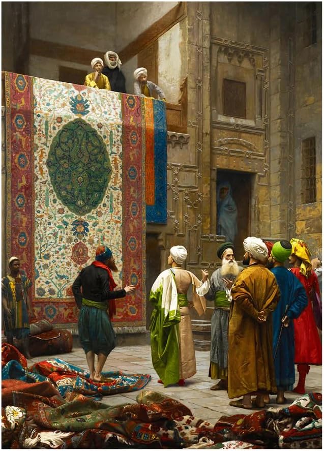 1000 Piece Jigsaw Puzzle for Kids and Adults 19x27in - The Carpet Merchant by Unknown