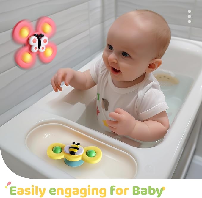 ALASOU Suction Cup Spinner Airplane Travel Toys for 1 Year Old Boy Girl - Image 7