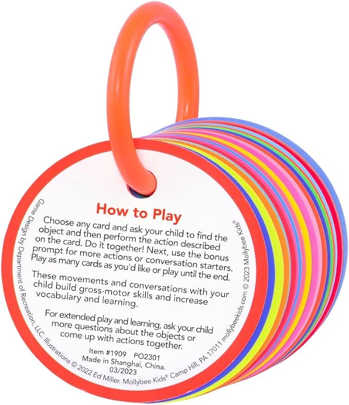 MOLLYBEE KIDS Preschool Indoor Scavenger Hunt Cards at Home, Gifts for Ages 3, 4 - Image 6
