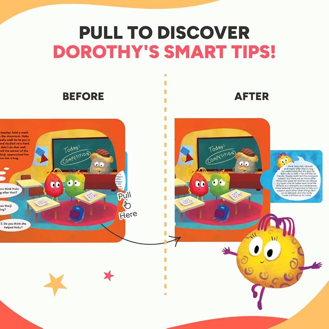 Kidrox What Would You Do? Flashcards – 20 Emotional Intelligence Scenarios for Kids Ages 4+ | Pull-Tab Cards | Practice Empathy & Problem-Solving with Dorothy | Psychologist-Developed - Image 4