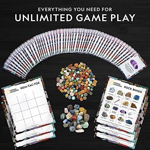 National Geographic Rock Bingo and Gemstone Trivia Game for Kids - Image 5