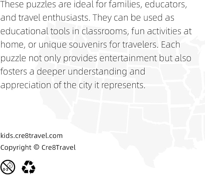 Explore Metro Travel City: 100-Piece Puzzle - Fun & Educational City Map with Landmarks, Ideal for Family Activities | Gift for Christmas, Birthday or Special Occasions. (San Diego) - Image 4