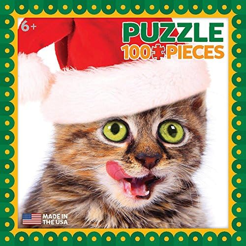 EuroGraphics Holiday Kitten Mini Puzzle (100 Piece) - Image 2