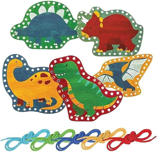 Stephen Joseph Lacing Cards, Dino by StephenJoseph
