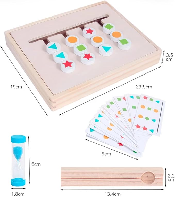 Montessori Geometric Pattern Matching Teaching AIDS for Children to Train Children's Logical Thinking - Image 4