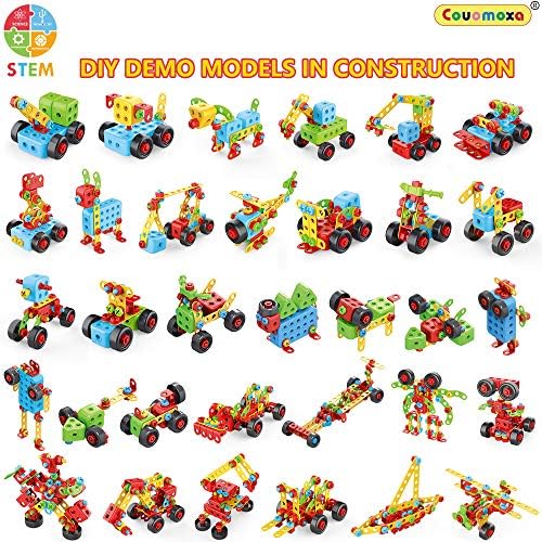 COUOMOXA 404 Pcs STEM Building Toys for Kids Ages 3+ - Image 4
