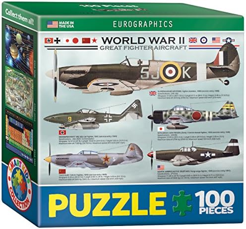 EuroGraphics WWII Aircraft Mini Puzzle (100-Piece) by EuroGraphics