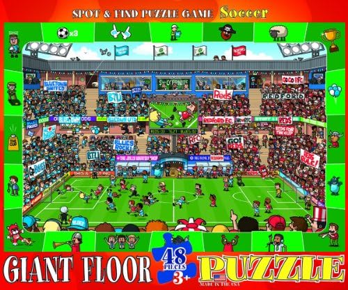 Eurographics Spot and Find Soccer Puzzle (48 Pieces) - Image 4