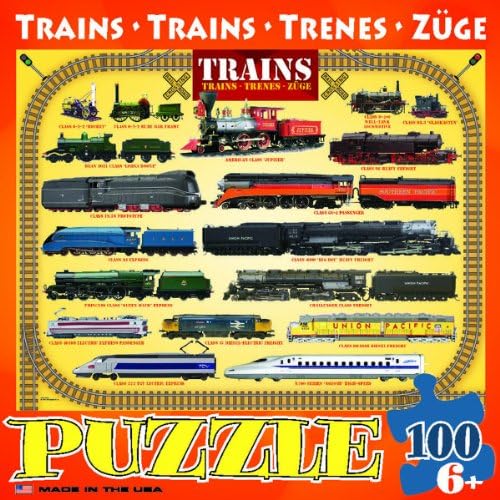 EuroGraphics Trains 100 Piece Puzzle (Small Box) Puzzle - Image 4