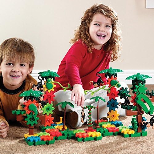 Learning Resources Gears Movin' Monkeys Building Play Set, STEM Activities, Fine Motor Skills, Toddler Explorer Kit, Science and Construction, Boys and Girls Gifts, Ages 5 and Up - Image 4