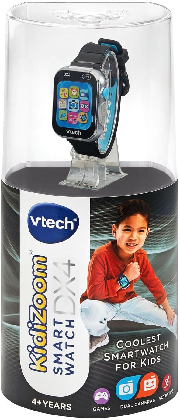 VTech KidiZoom Smartwatch DX4, Black - Image 6