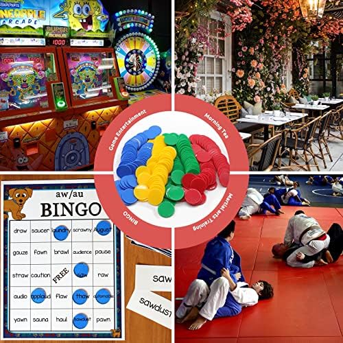 Learning Counters Mini Poker Chips Game Tokens with Storage Box Set of 100 - Image 5