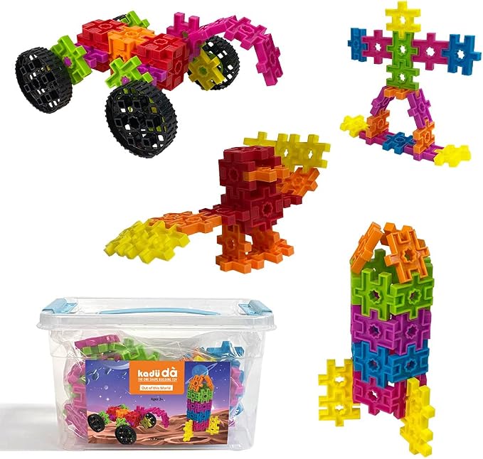 KADÜ DA Age 3+ Out of this World 78 Piece Kids Beginning Building Block Toy by IncrediblyInterconnectableToys