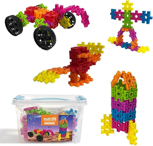KADÜ DA Age 3+ Out of this World 78 Piece Kids Beginning Building Block Toy by IncrediblyInterconnectableToys