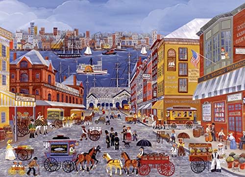 EuroGraphics (EURHR Market Days On Fulton Street 300Piece Puzzle 300Piece Jigsaw Puzzle, 8300-5384 - Image 2