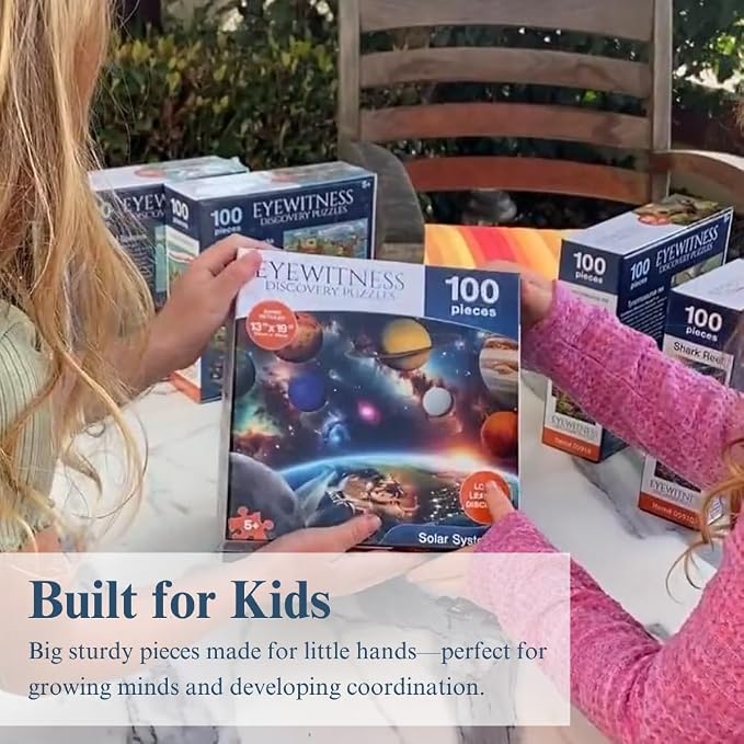 Eyewitness Discovery Puzzle American Landmarks, 100 Piece Jigsaw for Kids, Educational Learning Toy for Boys & Girls, Children Ages 5+ - Image 7