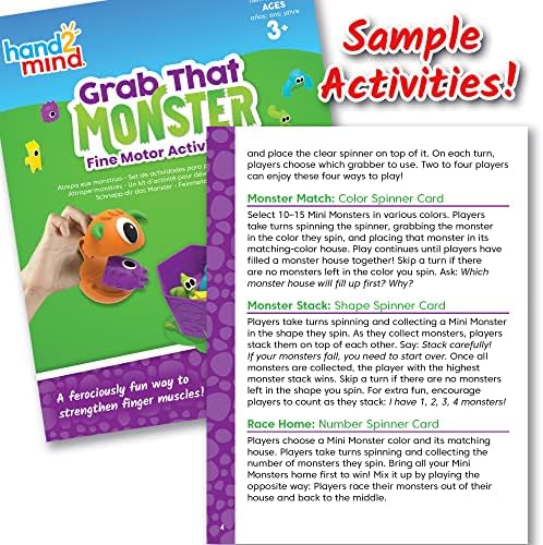 hand2mind Grab that Monster Fine Motor Activity Set, Ages 3+ - Image 6