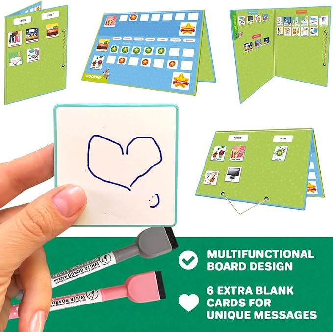 Visual Schedule for Kids with Autism - Reward Chore Chart for Multiple Kids - Image 6