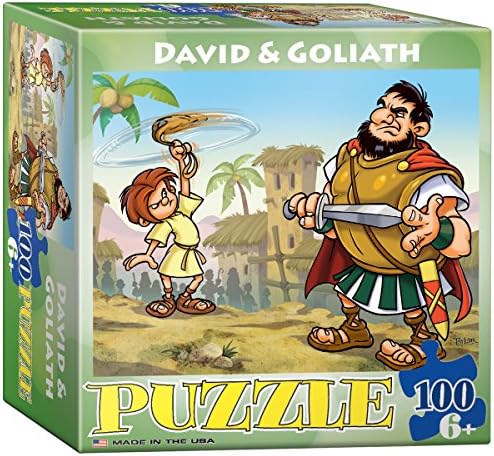 EuroGraphics David and Goliath 100-Piece Puzzle by EuroGraphics