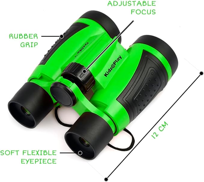 Adventure Kidz Outdoor Exploration Kit, Children’s Binoculars with Case, Flashlight, Compass, Whistle, Magnifying Glass, Backpack. Great Kids Gift Set for Camping, Hiking, STEM and Pretend Play - Image 4