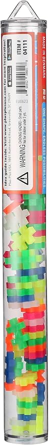 PLUS PLUS Neon Mix Tube - Mini Interlocking Building Blocks Set - Image 4
