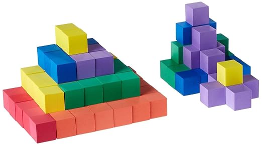 hand2mind Wood Blocks, Counting Cubes for Kids Math, 1 Inch Blocks for Preschool Crafts, Early Math Manipulatives for Preschool, Classroom Supplies for Teachers Elementary (Pack of 100) - Image 7