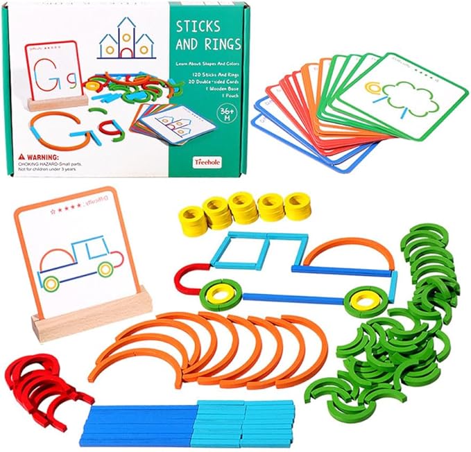 Kids Toys for Creative Learning, Building Educational for 3 4 5 6 Years Old by Winbar