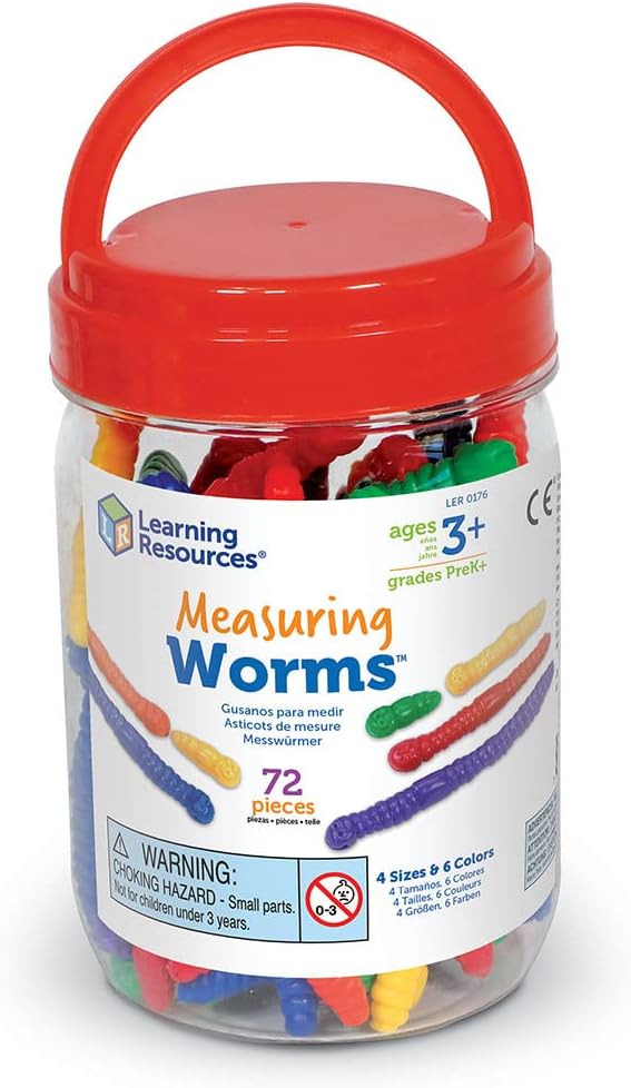 Learning Resources Measure Worms Set of 72 - Image 5