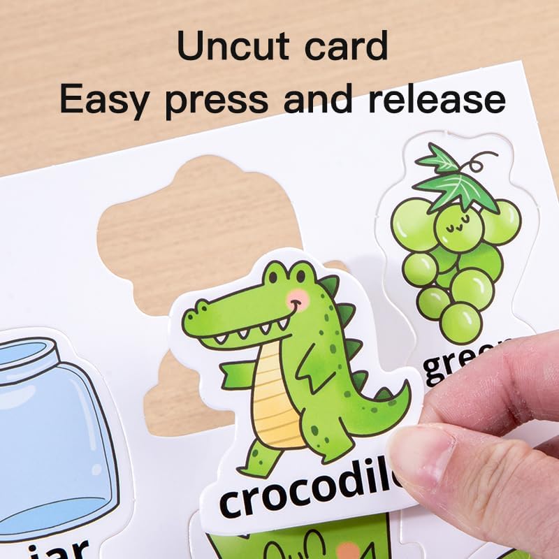 Montessori Busy Book Color Sorting Toys for Toddlers 3-5, Autism Educational Toys Preschool Learning Activities for Kids,Poke a dot Book Sensory Fine Matching Games for 3 Year Old Boys Girls Gifts - Image 6
