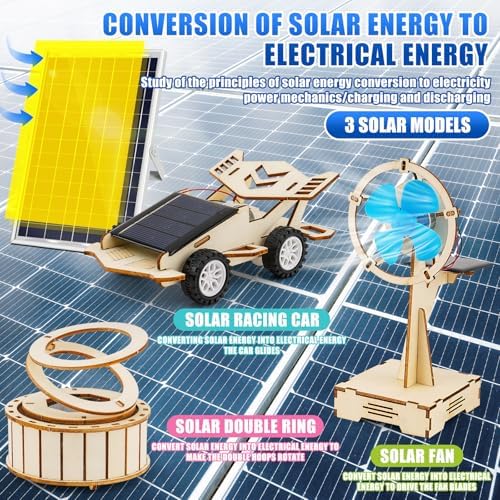 LUCKY GUESS 8 in 1 STEM Science Kit for Kids, Solar & Physics Experiments - Image 3
