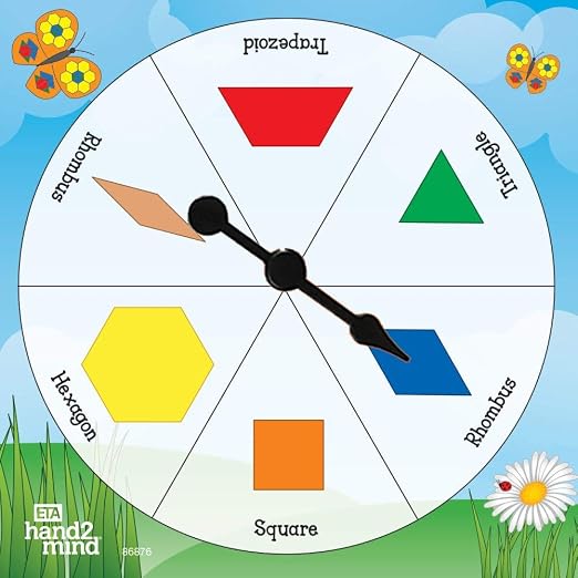 hand2mind Pattern Blocks Pop-Up Learning Activity Center, Create and Play Pattern Blocks, Foam Shapes, 3D Shapes Manipulatives, Geometric Shapes for Kids, Learning Shapes for Kindergarten - Image 9