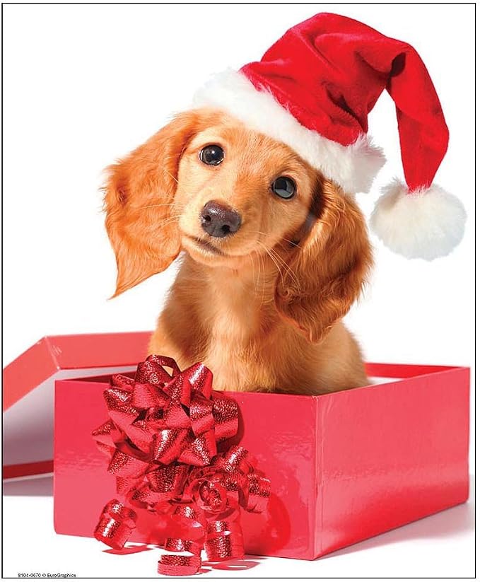 EuroGraphics Holiday Puppy Mini Puzzle (100 Piece) by EuroGraphics