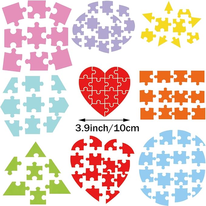 8 Set Geometric Shape Puzzle Color-Coding Math Cards Multi-Shaped Recognition Learning Tools Pattern Matching Sorting Challenges Crad of Elderly Cognitive Exercise Activities - Image 2