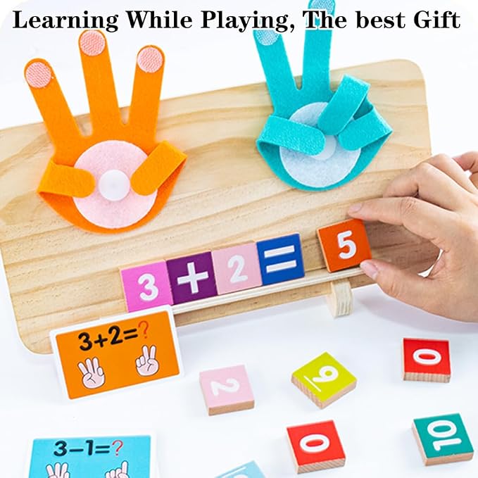 Montessori Toys for 3 4 5 Year Old,Preschool Learning Toys for Toddlers age 2-4,Educational Math manipulatives Number Counting Blocks for Kids,Birthday Christmas Stocking Stuffers for Boys Girls - Image 3