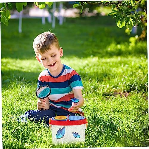 LIOOBO Insect Observation Box for Kids Portable Science Observation Box with Tweezer Outdoor Bug Collector for Nature Study Camping School Experiments 5.51 X 3.93 X 2.75 in - Image 6